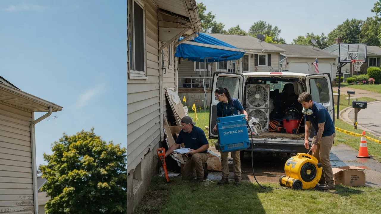 Ceiling Leak Cleanup in Campbell Hill, IL near me