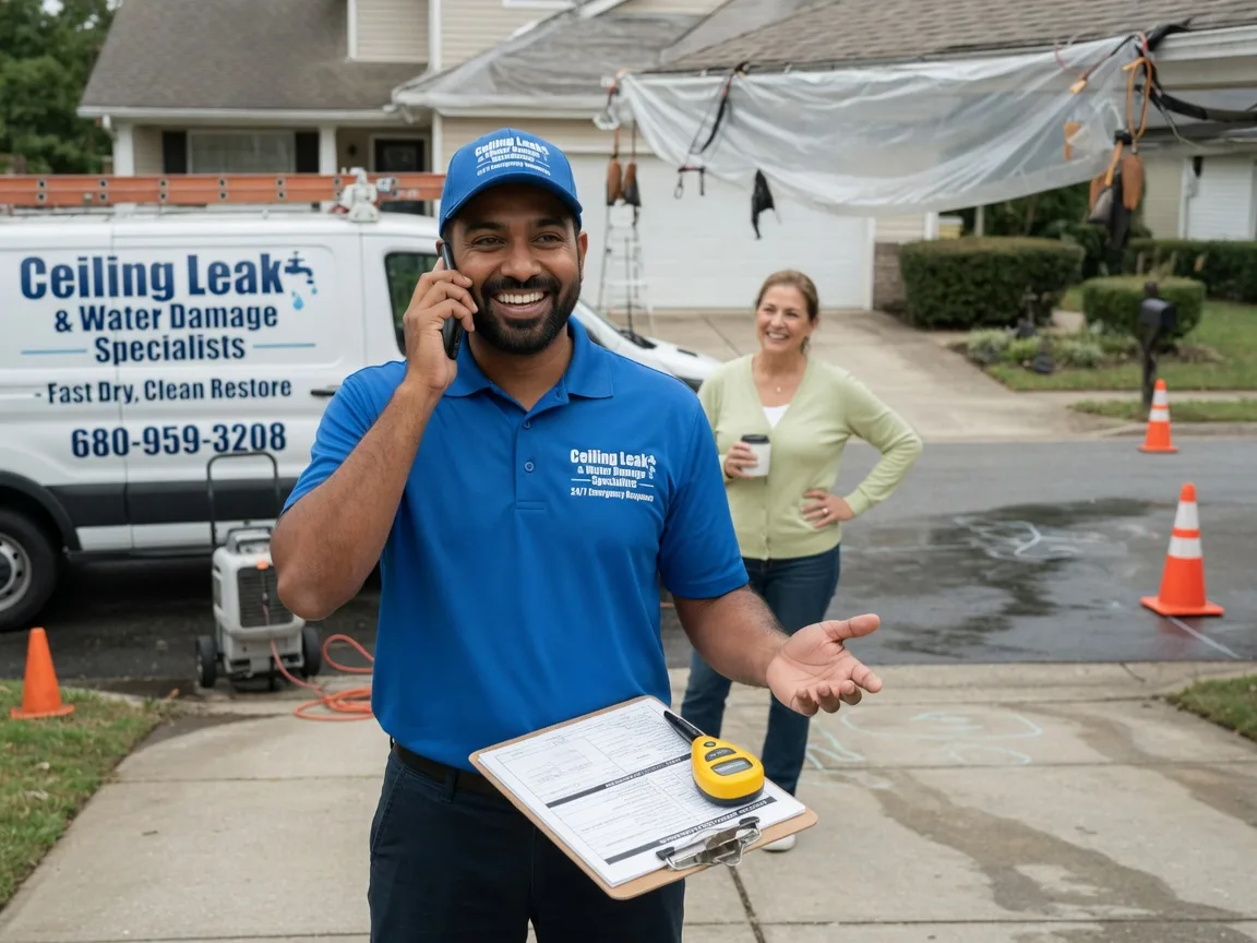 Ceiling Leak Cleanup Campbell Hill, IL FAQs